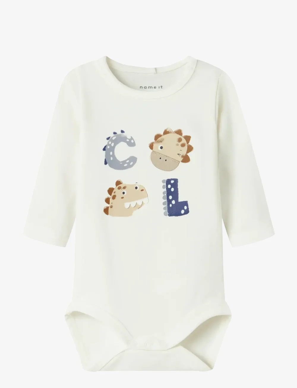 name it - NBMNUTS LS BODY BOX - langärmelige bodys - cloud dancer - 0