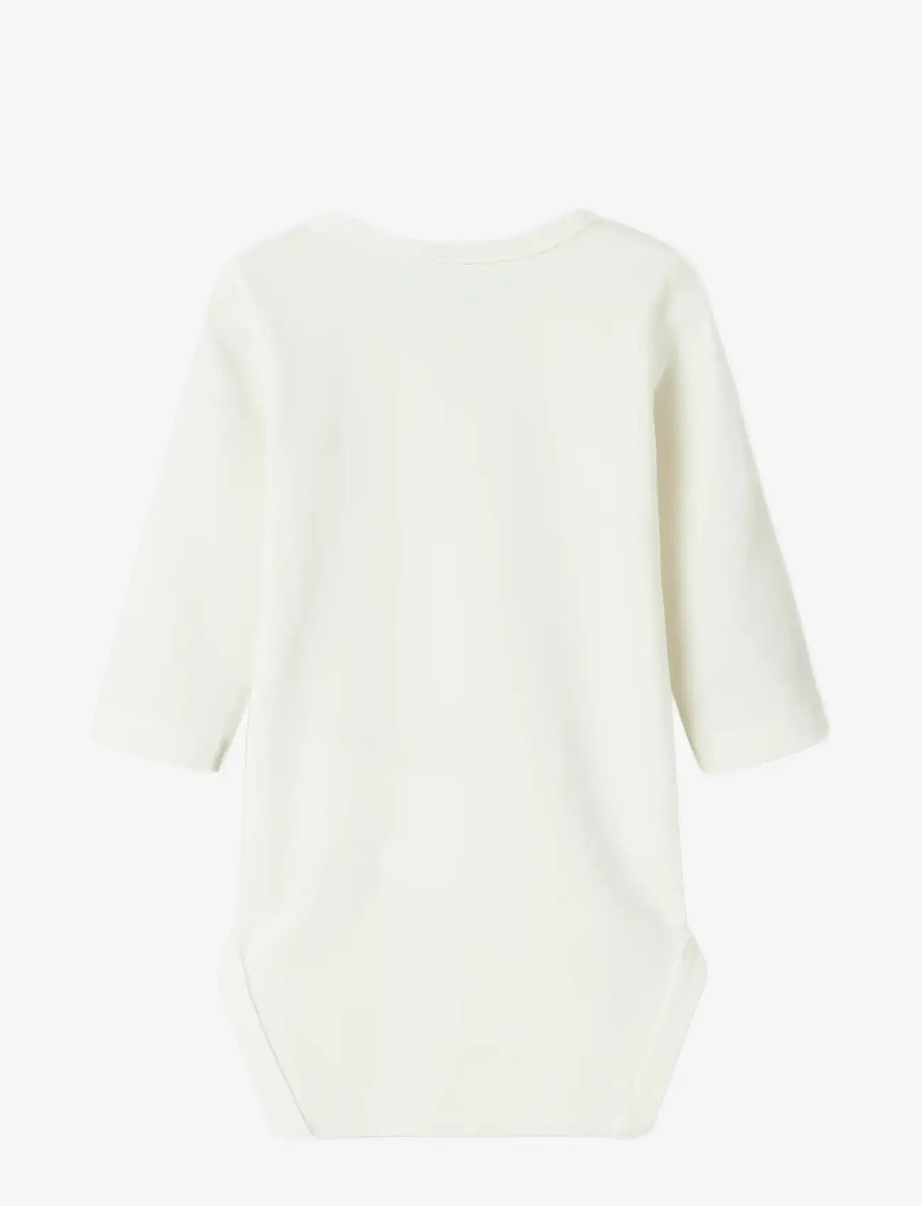 name it - NBMNUTS LS BODY BOX - langærmede bodyer - cloud dancer - 1