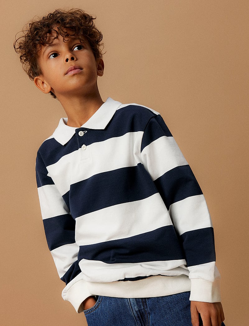 name it - NKMLEOPOLD LS NREG SWEAT UNB - pikkade varrukatega polod - bright white - 0