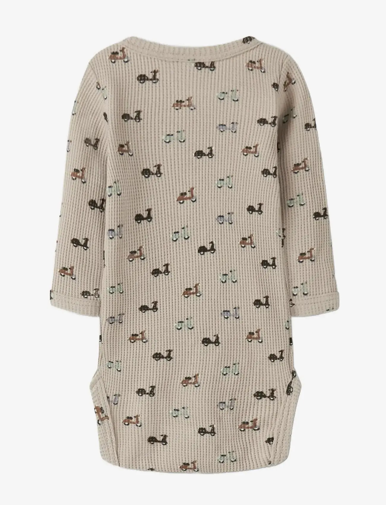 name it - NBMNOOTER LS BODY - langærmede bodyer - island fossil - 1