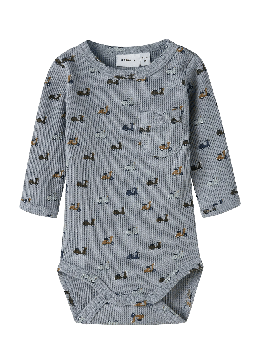 name it - NBMNOOTER LS BODY - langärmelige bodys - tradewinds - 1