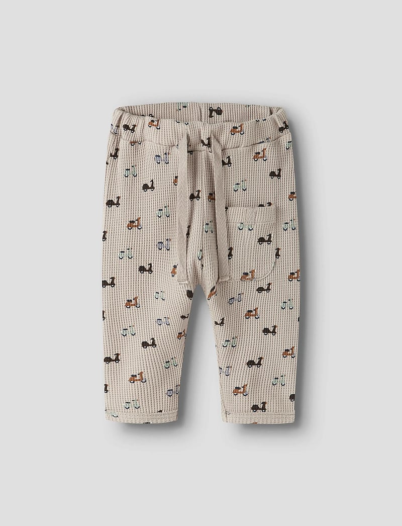 name it - NBMNOOTER PANT - babybroeken - island fossil - 0
