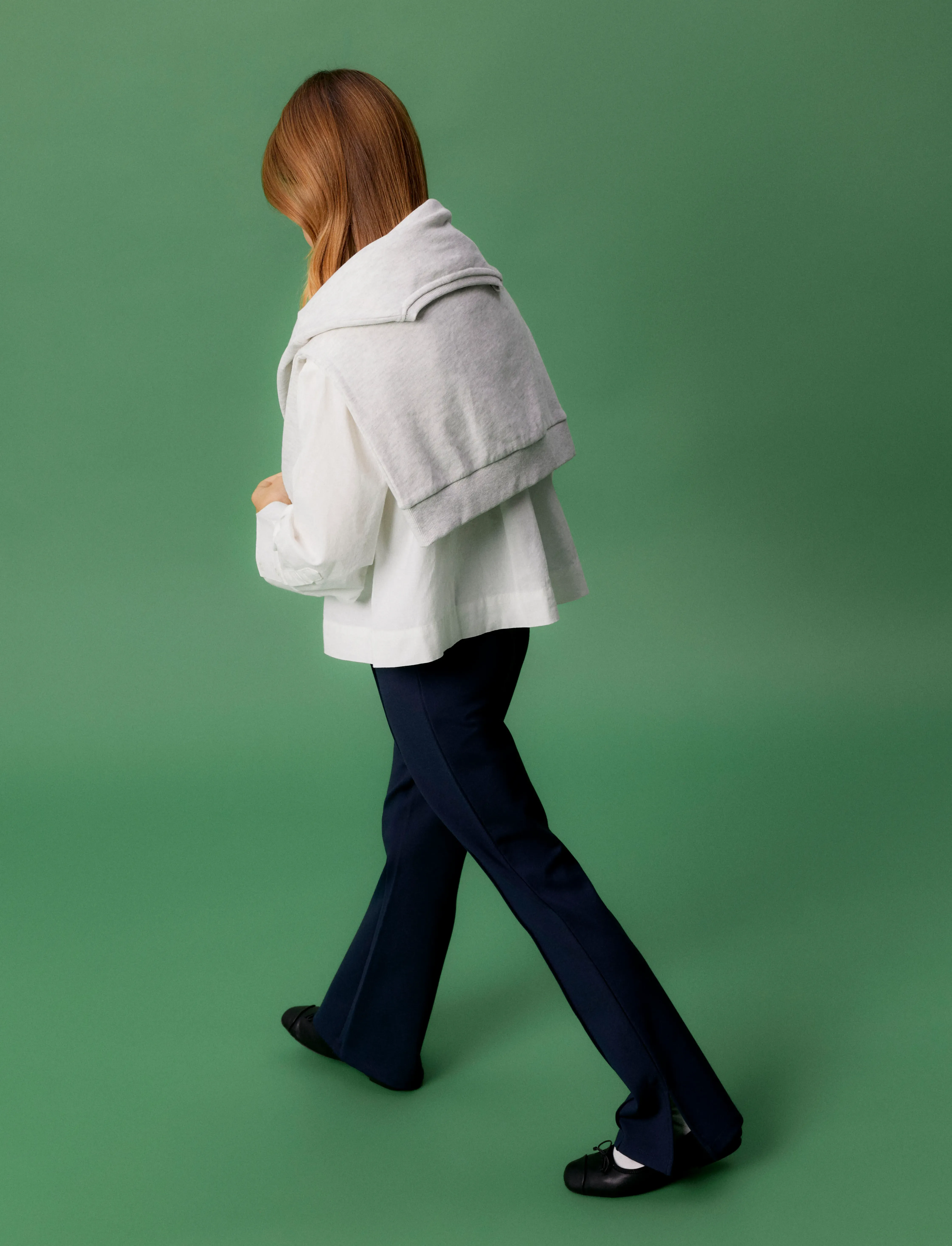 name it Nkfleandre Flare Pant, Børn, Flare Bukser, Sort, Str: 116