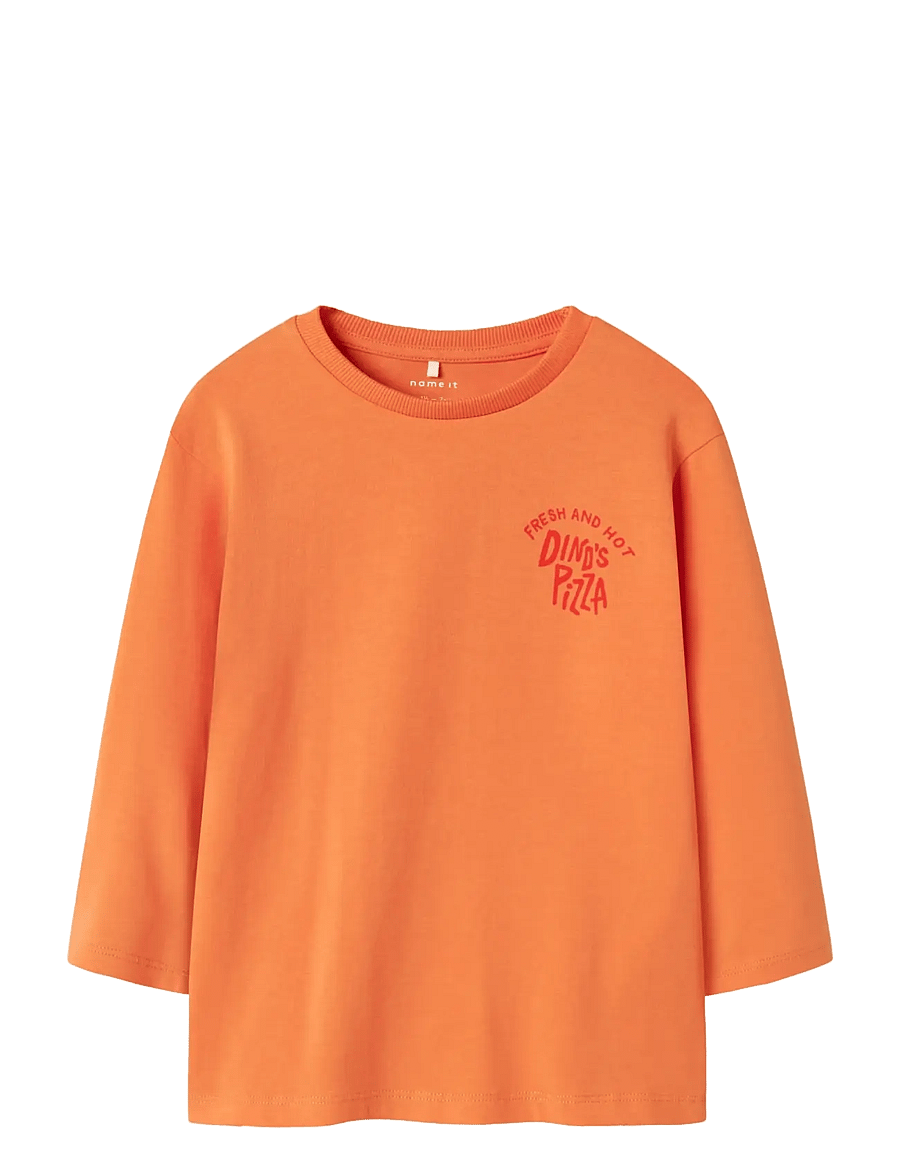 name it - NMMNOAH LS NREG TOP BOX - langärmelig - dusty orange - 0