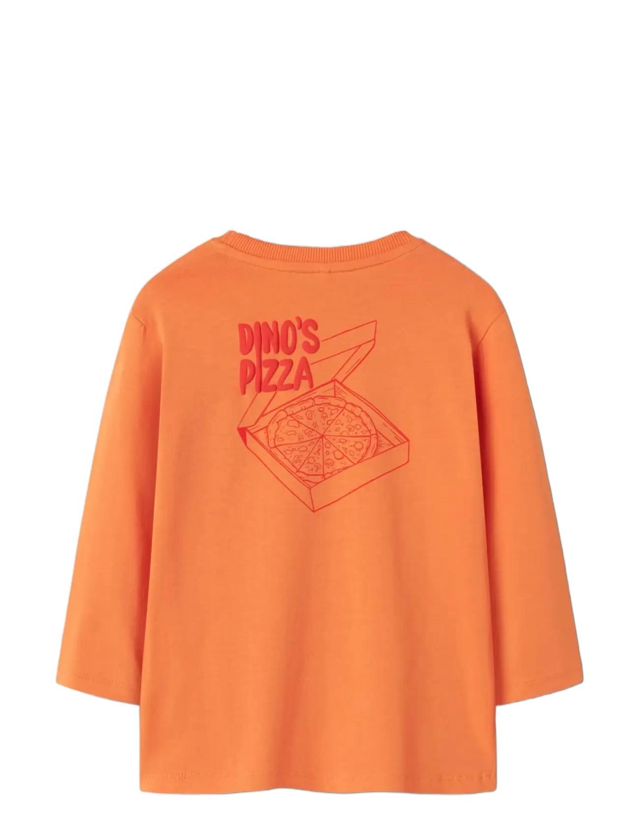 name it - NMMNOAH LS NREG TOP BOX - long-sleeved t-shirts - dusty orange - 1