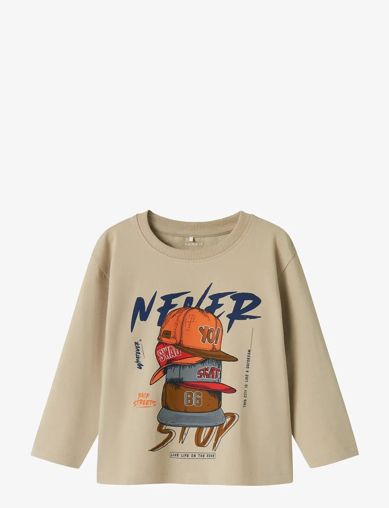 name it - NMMNIKO LS NREG TOP BOX - long-sleeved t-shirts - island fossil - 1