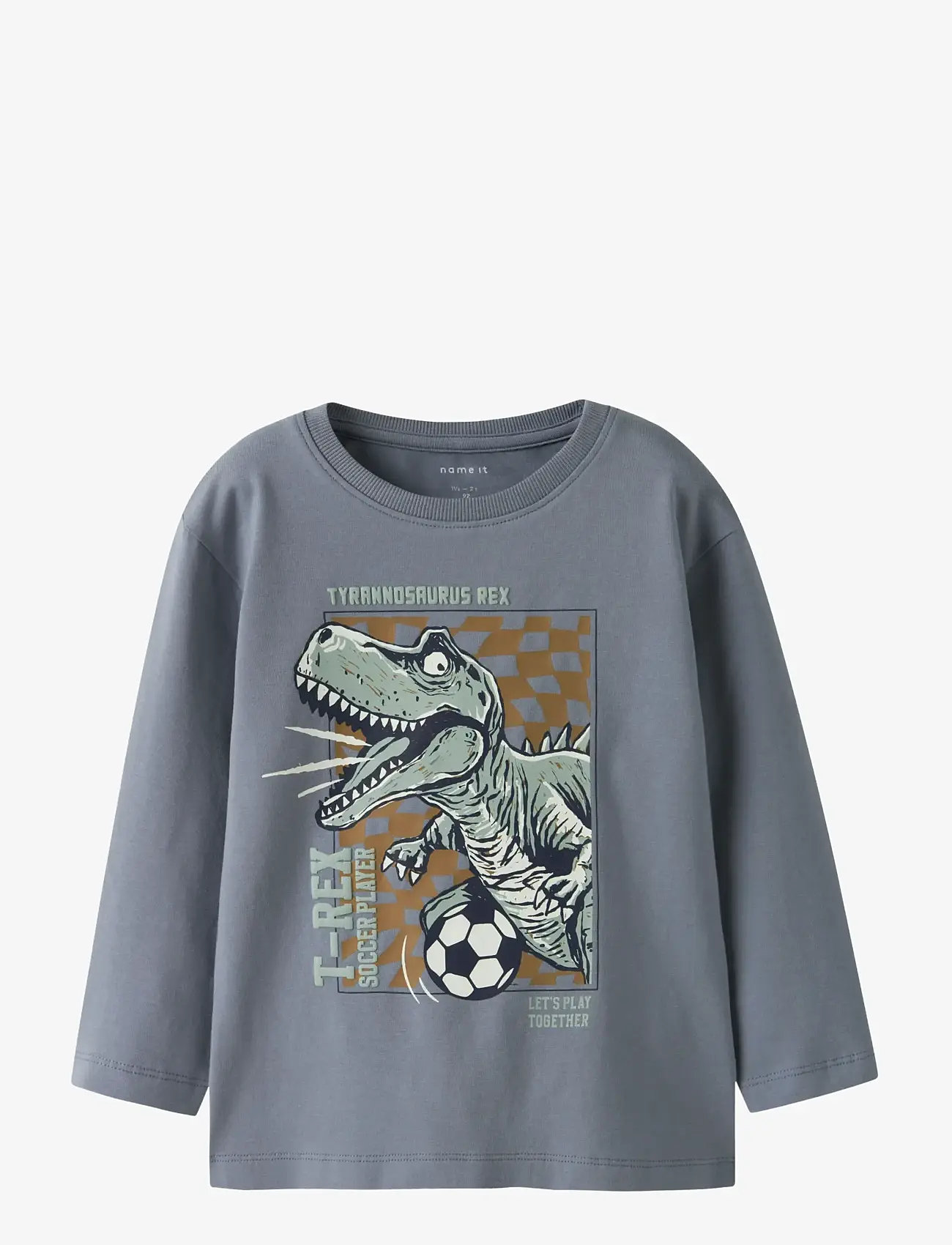 name it - NMMNIKO LS NREG TOP BOX - langærmede t-shirts - tradewinds - 0