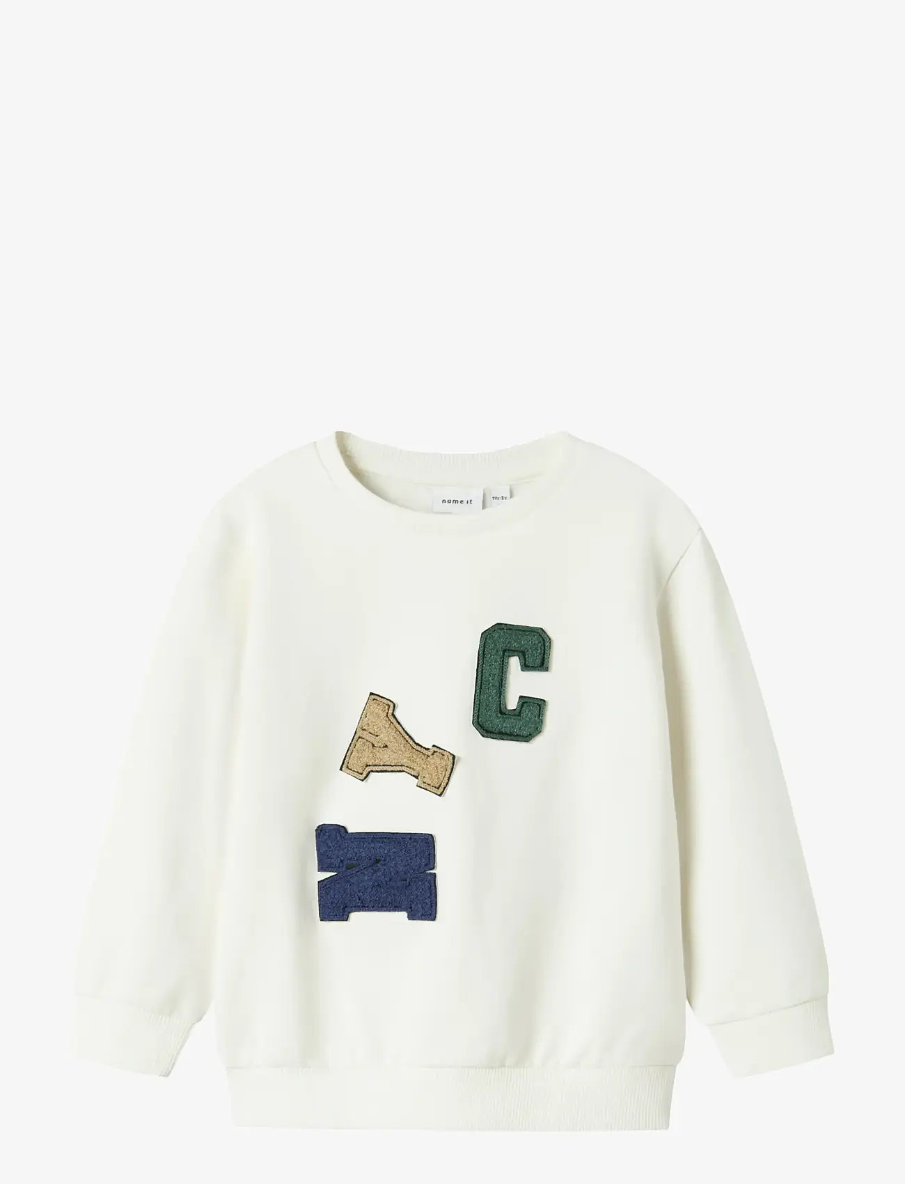 name it - NMMNOTUS LS NREG SWEAT BRU - sweatshirts - cloud dancer - 1