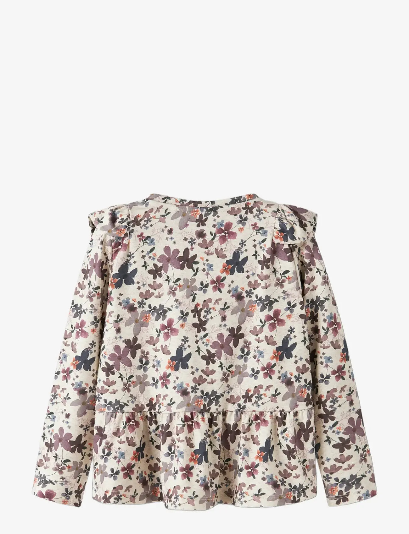 name it - NMFNALINE LS TOP - long-sleeved t-shirts - peyote melange - 1