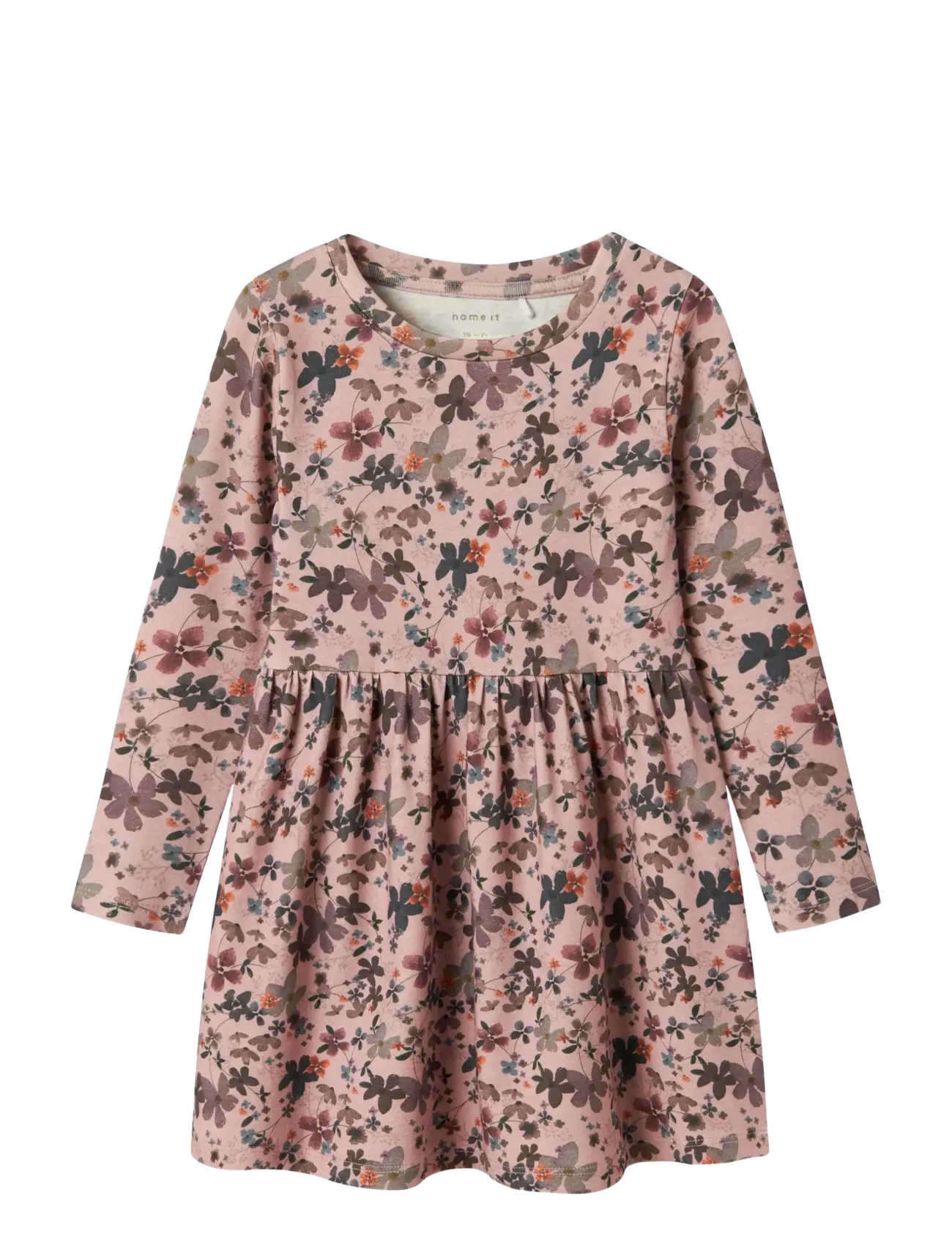 name it NMFNALINE LS DRESS - Klänningar & Kjolar - BURNISHED LILAC / pink/rose