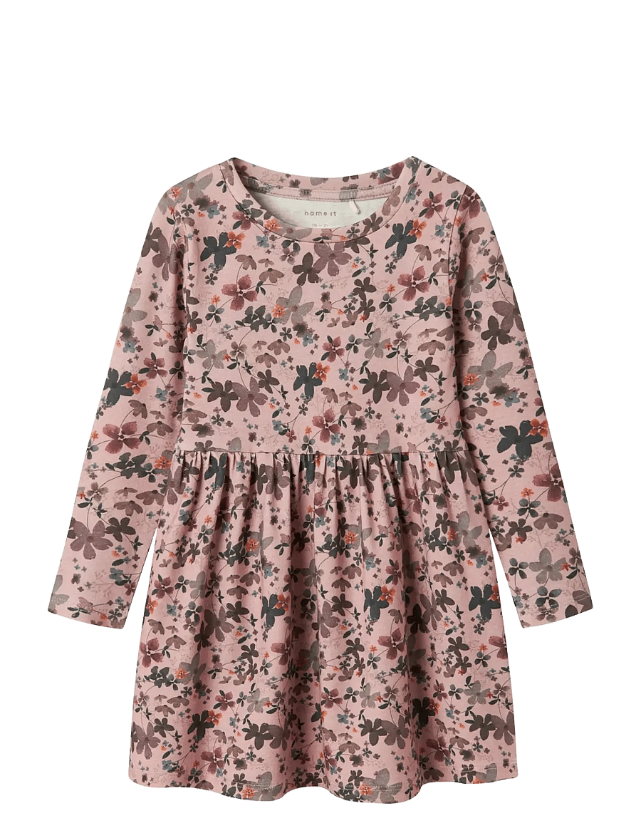 name it - NMFNALINE LS DRESS - langärmelige babykleider - burnished lilac - 1