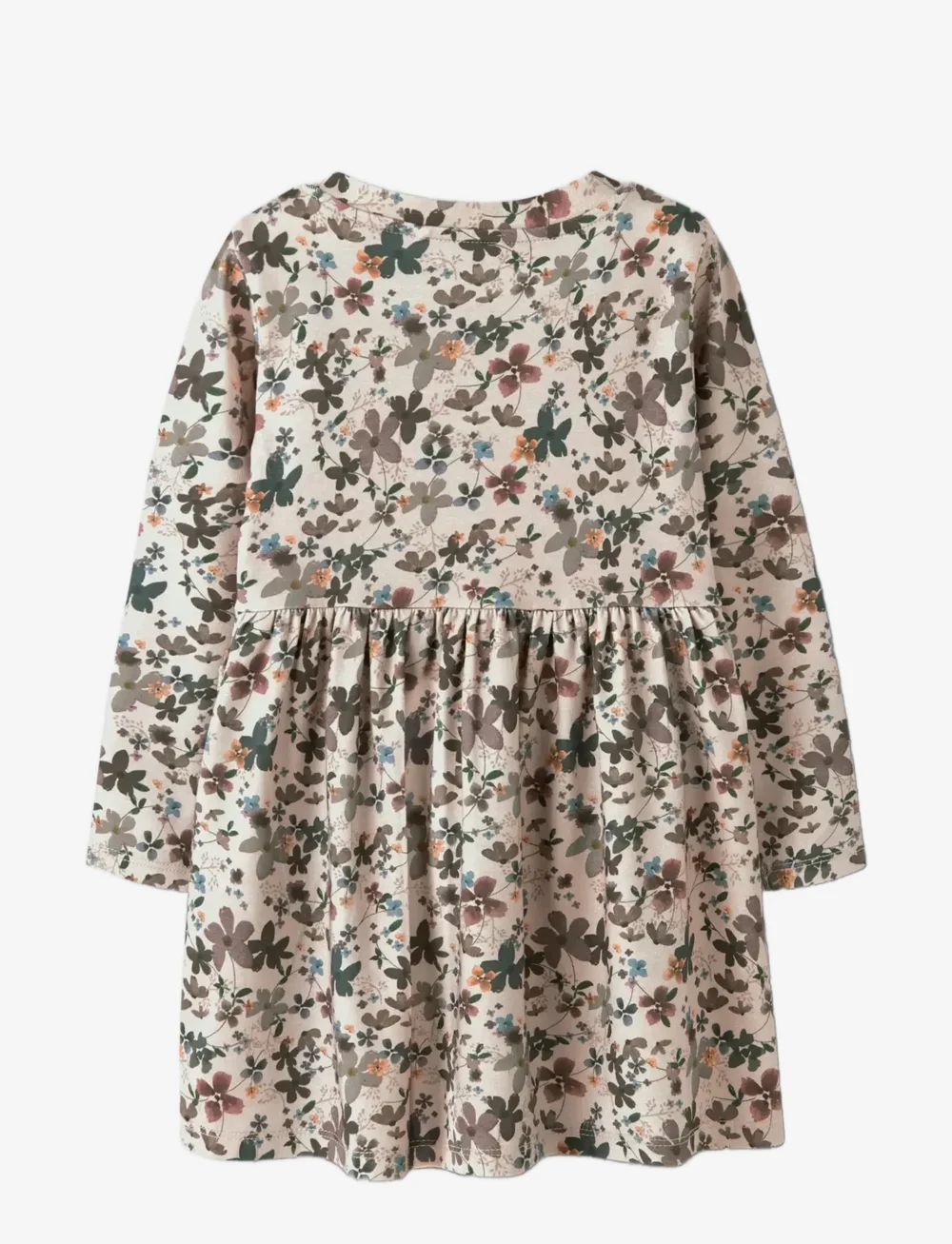 name it - NMFNALINE LS DRESS - långärmade babyklänningar - peyote melange - 1