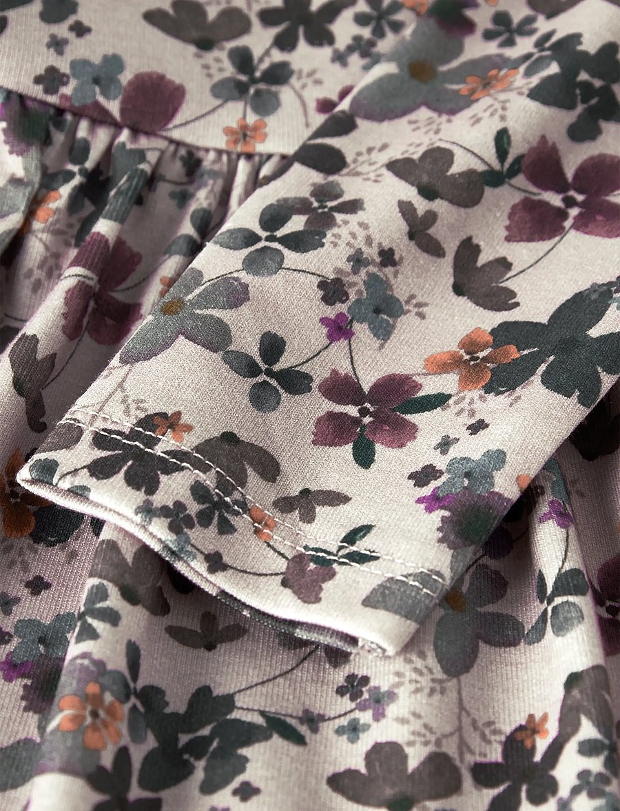 name it - NMFNALINE LS DRESS - långärmade babyklänningar - peyote melange - 3