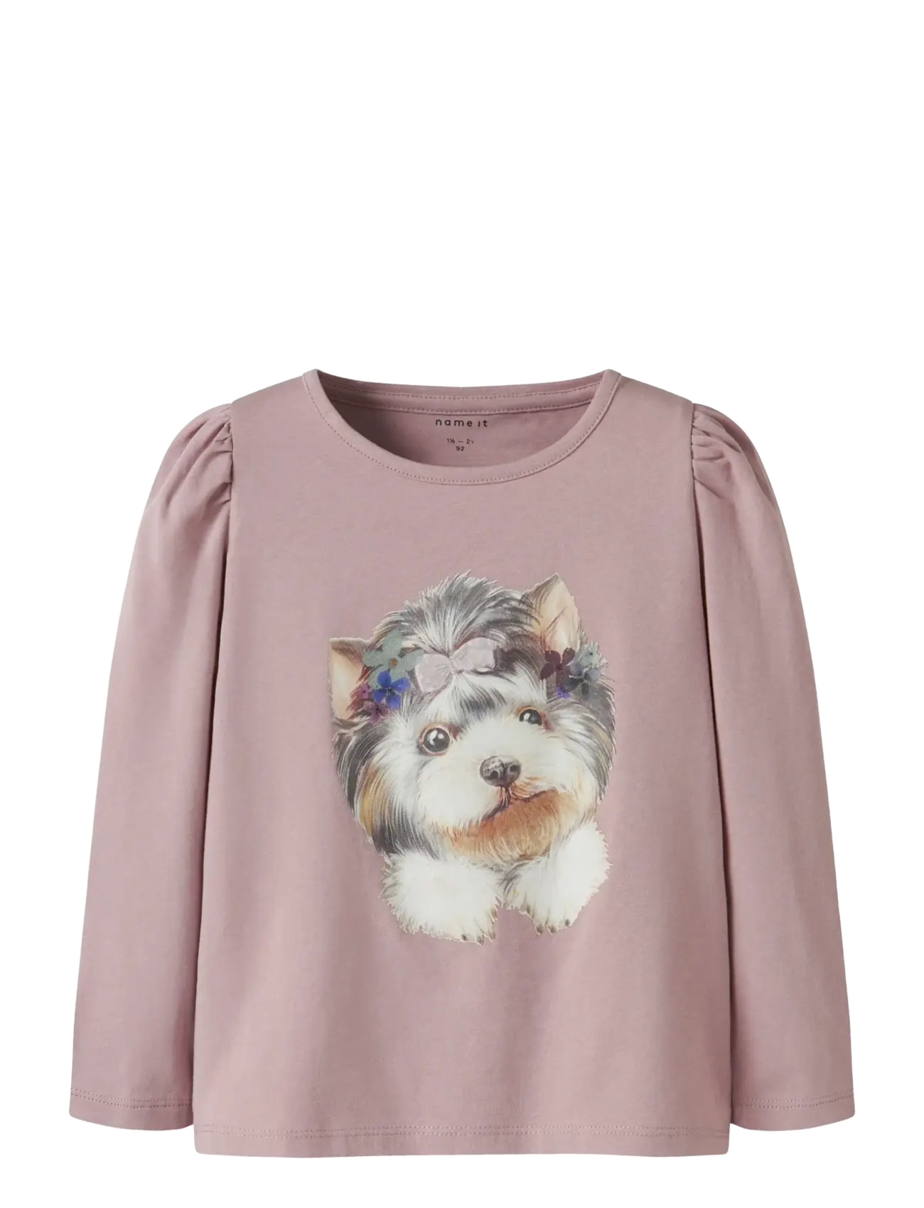name it NMFNINEA LS TOP - Riided - BURNISHED LILAC / purple