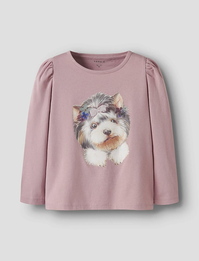 name it - NMFNINEA LS TOP - langärmelig - burnished lilac - 0