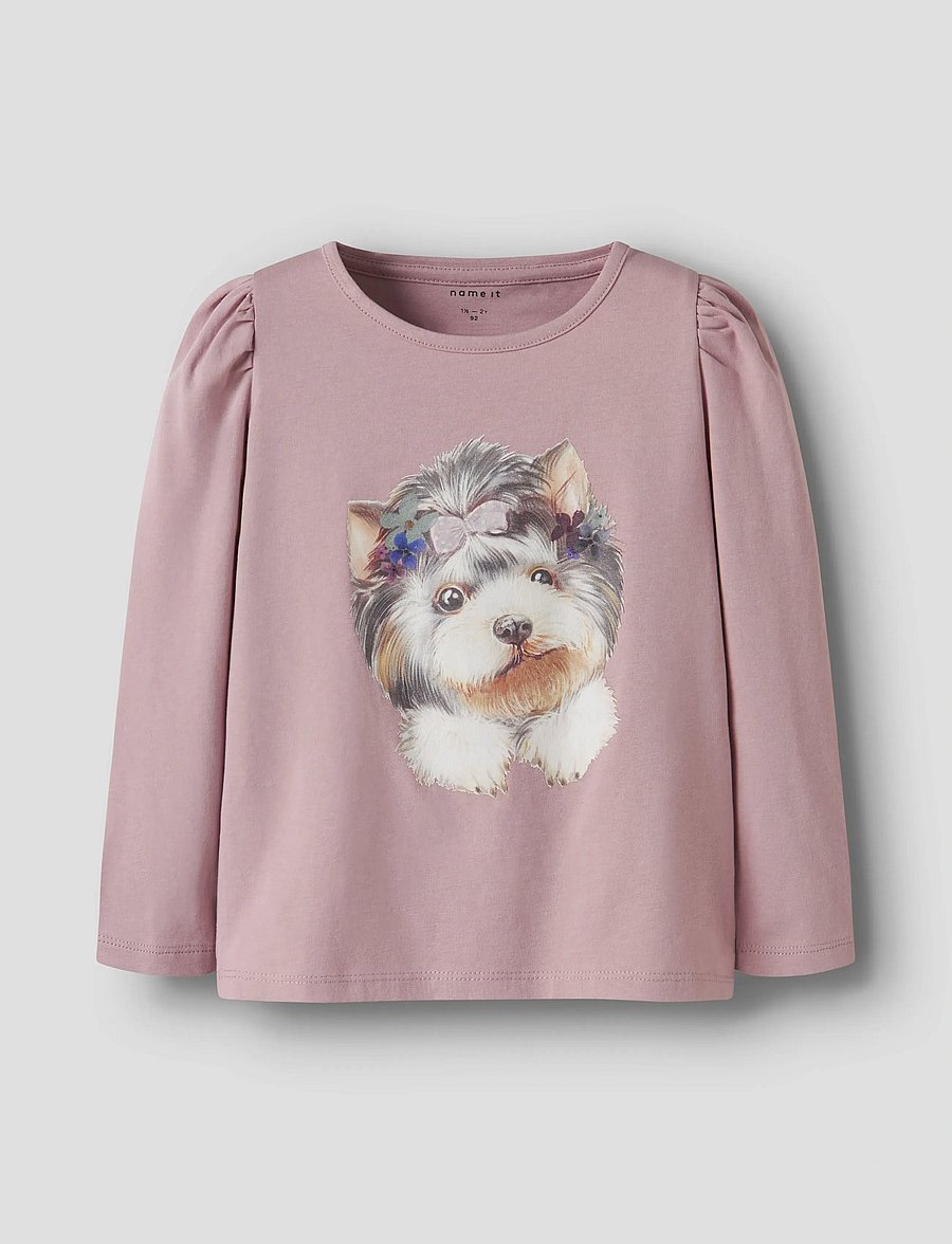 name it - NMFNINEA LS TOP - pikkade varrukatega t-särgid - burnished lilac - 0