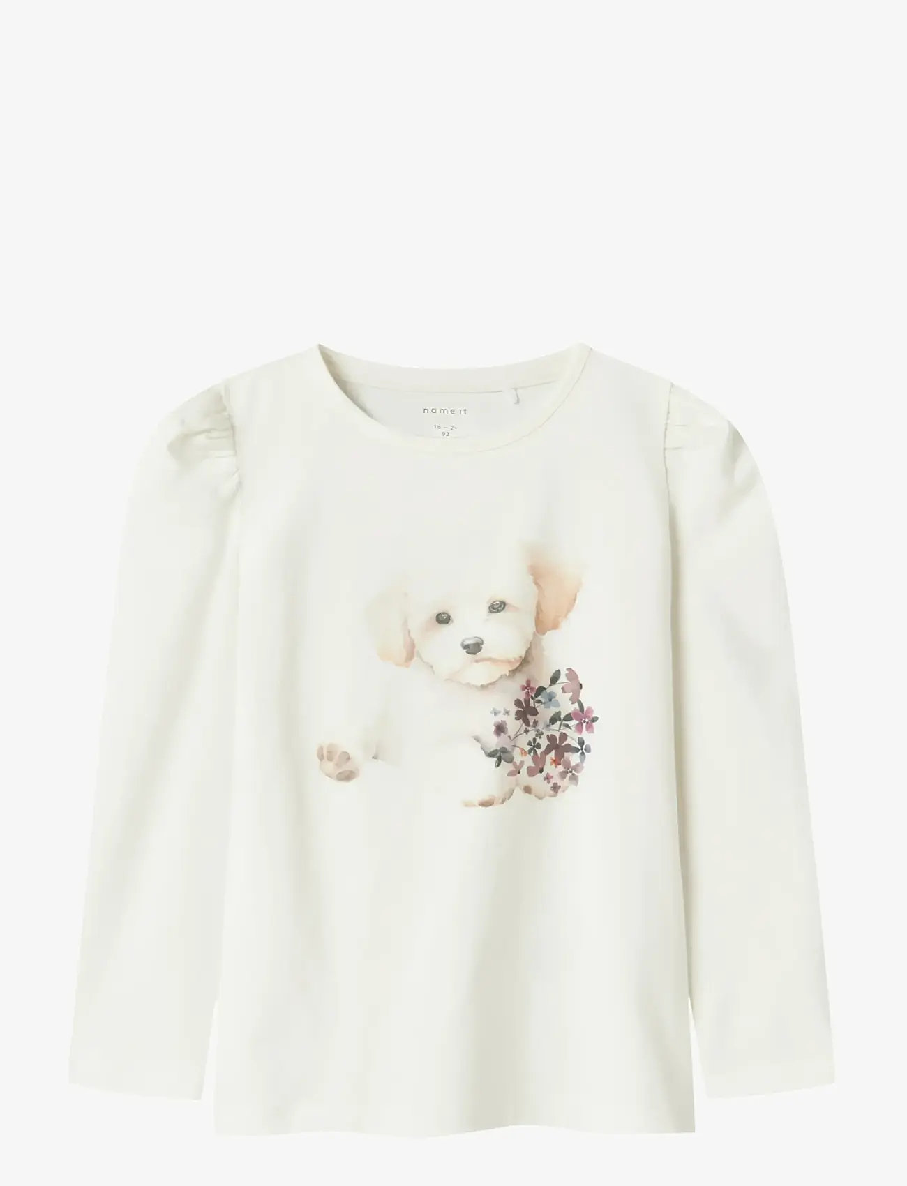 name it - NMFNINEA LS TOP - sügisesed riided - cloud dancer - 0