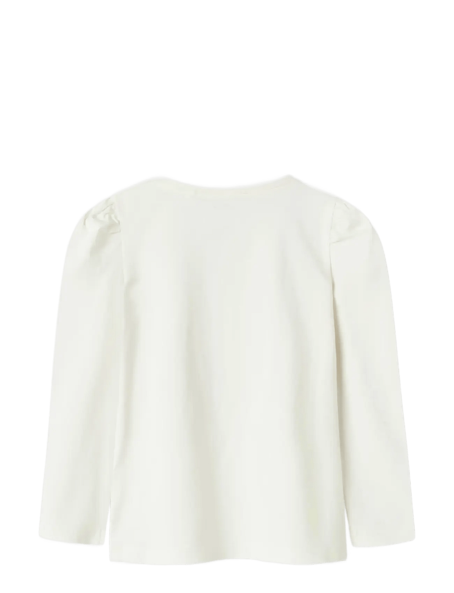 name it - NMFNINEA LS TOP - langärmelig - cloud dancer - 1