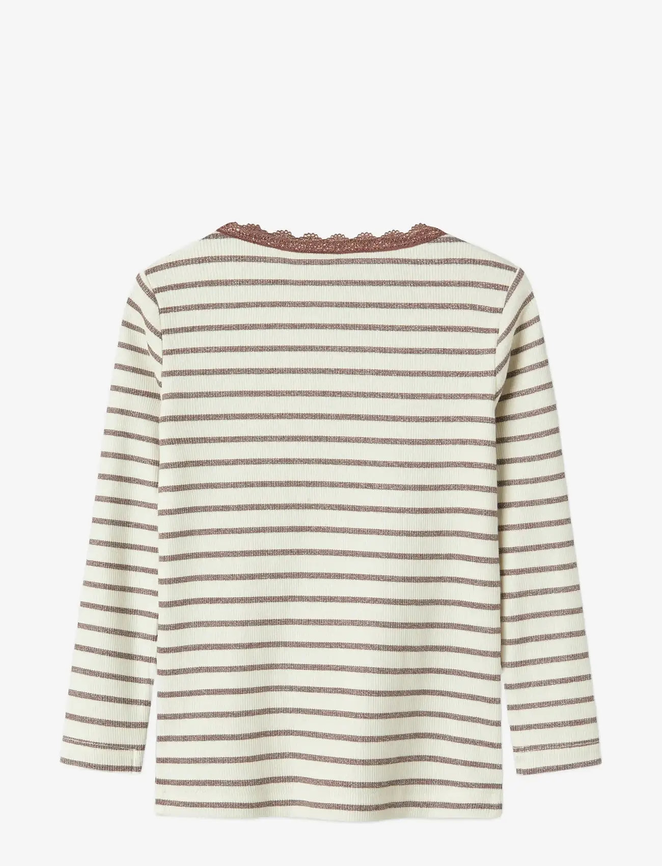 name it - NMFNETTE SLIM LS TOP - herbstliche kleidung - peppercorn - 1