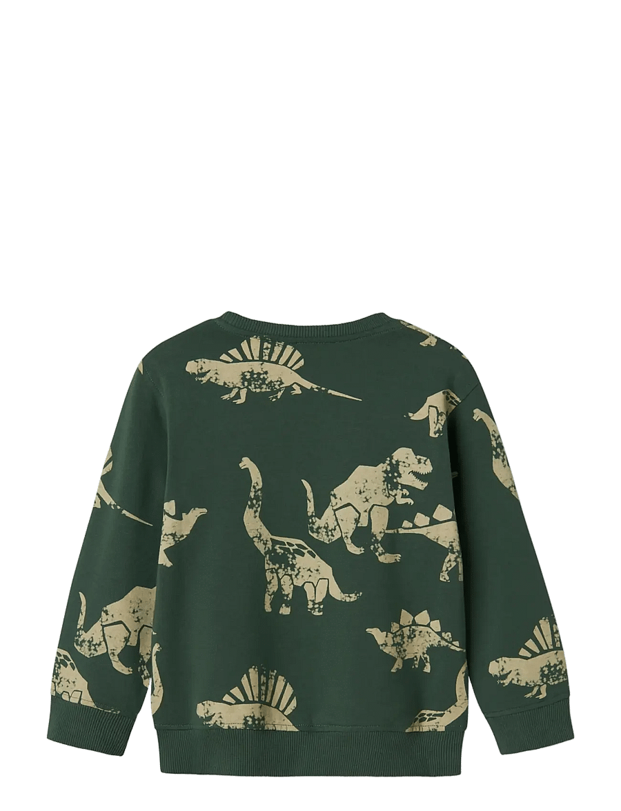 name it - NMMNILAUS LS NREG SWEAT BRU - sporta džemperi - garden topiary - 2