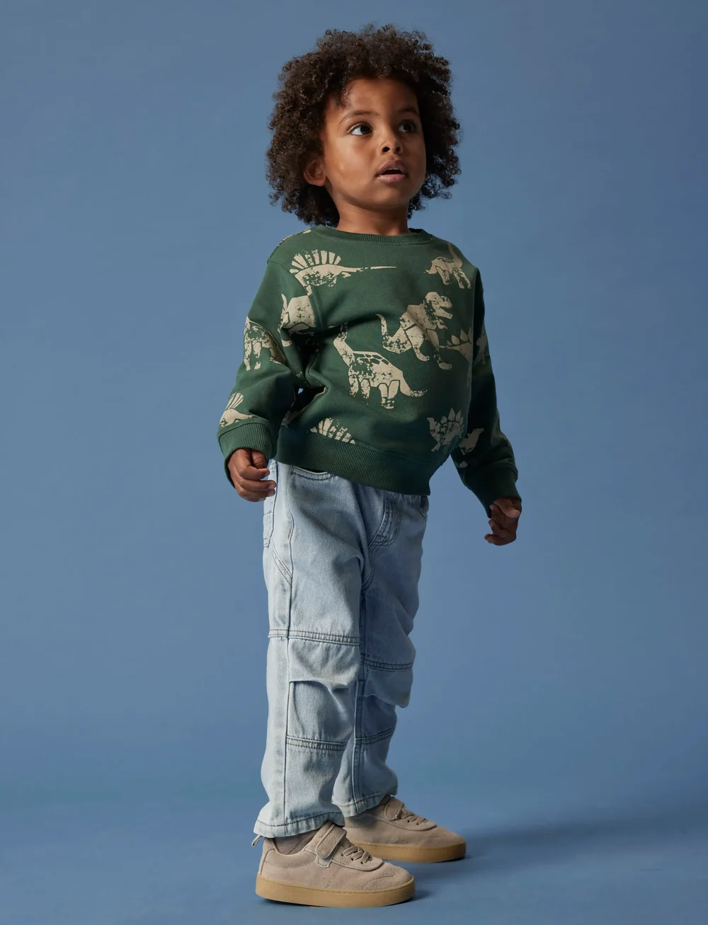 name it - NMMNILAUS LS NREG SWEAT BRU - sweatshirts - garden topiary - 0