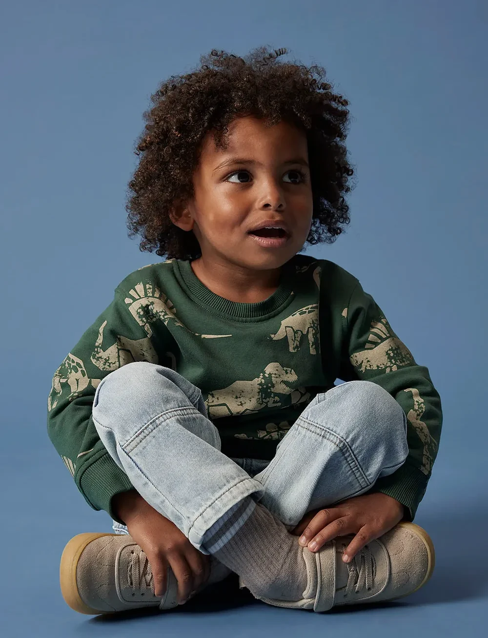 name it - NMMNILAUS LS NREG SWEAT BRU - sweatshirts - garden topiary - 3