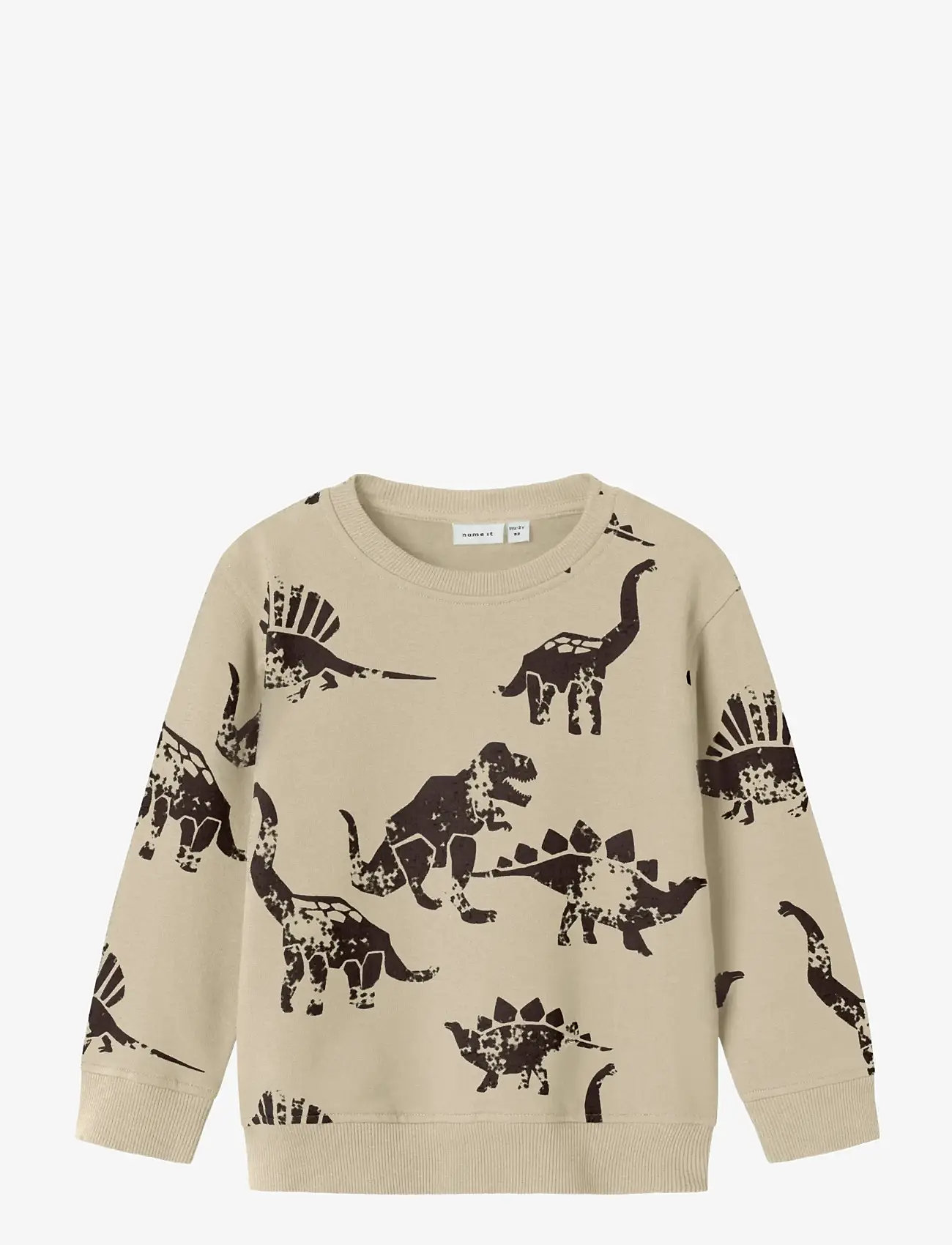 name it - NMMNILAUS LS NREG SWEAT BRU - sweatshirts - island fossil - 1