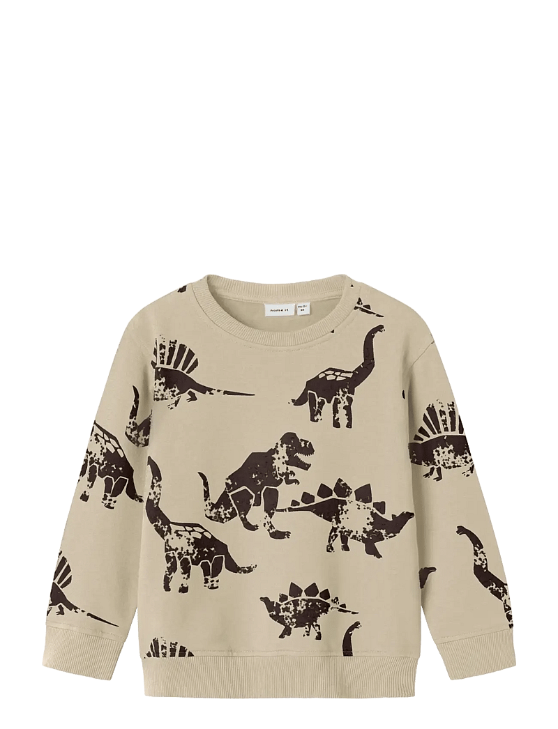 name it - NMMNILAUS LS NREG SWEAT BRU - sweatshirts - island fossil - 1