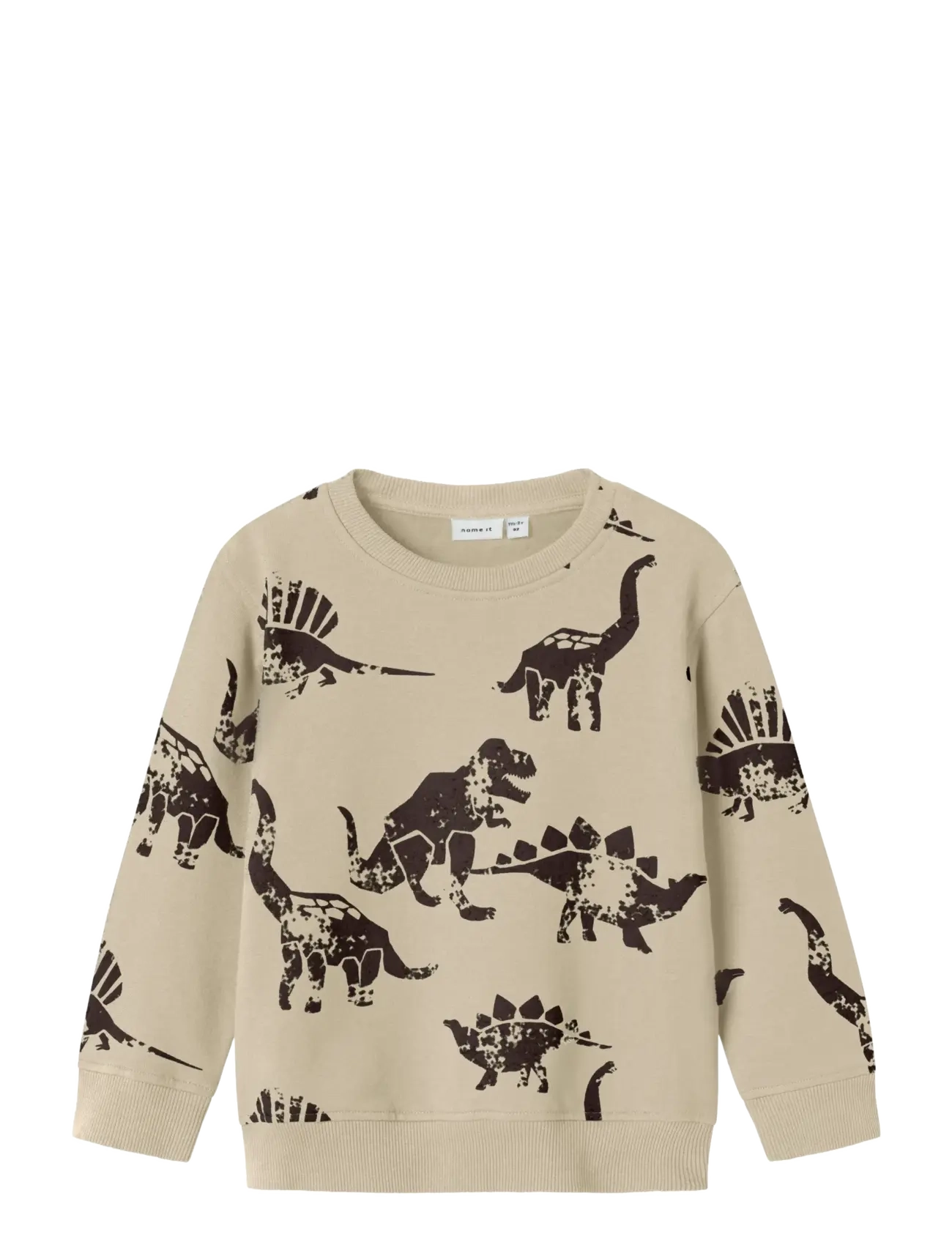 name it - NMMNILAUS LS NREG SWEAT BRU - sweatshirts - island fossil - 1