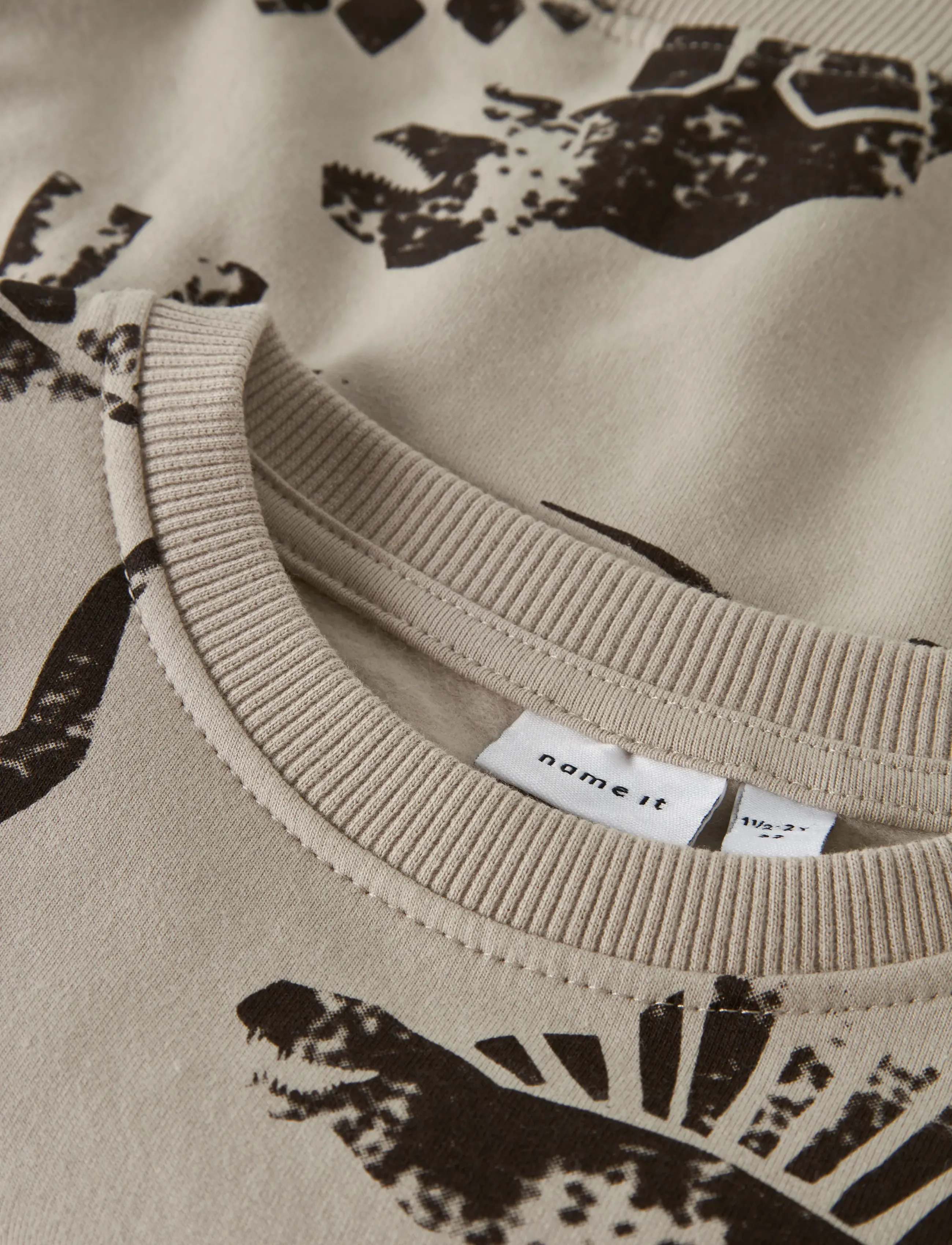 name it - NMMNILAUS LS NREG SWEAT BRU - sweatshirts - island fossil - 3