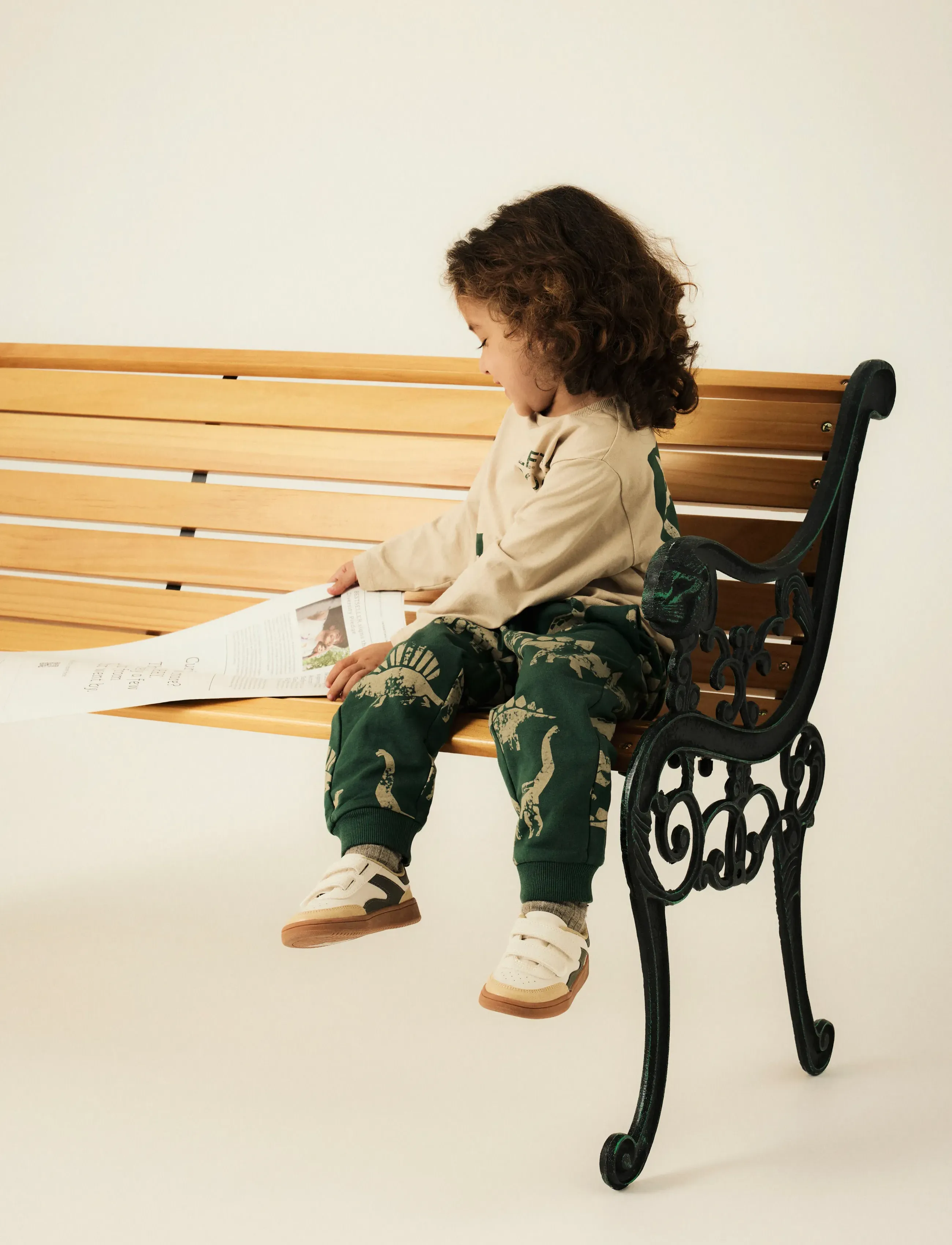 name it NMMNILAUS NREG SWEAT PANT BRU - Underdele - GARDEN TOPIARY / khaki/green