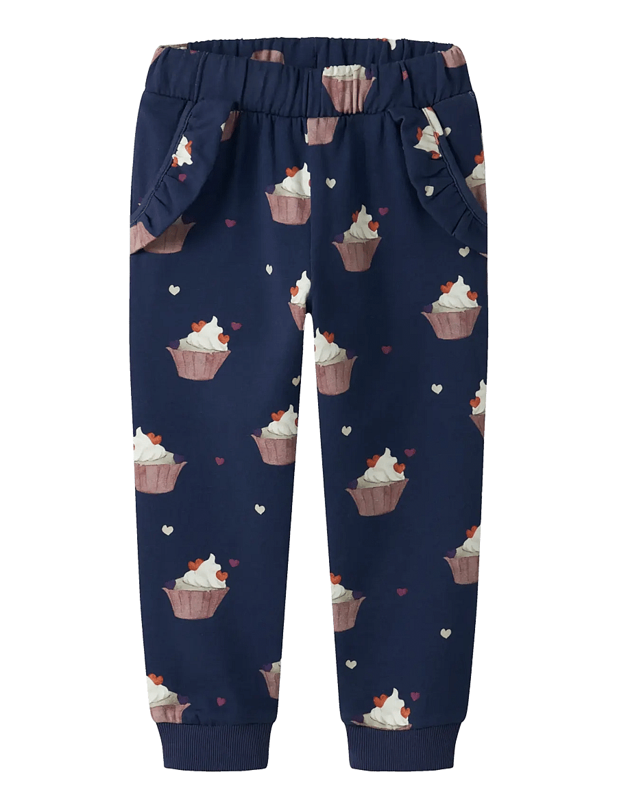 name it - NMFNAYA SWEAT PANT BRU - sweatpants - blueprint - 1