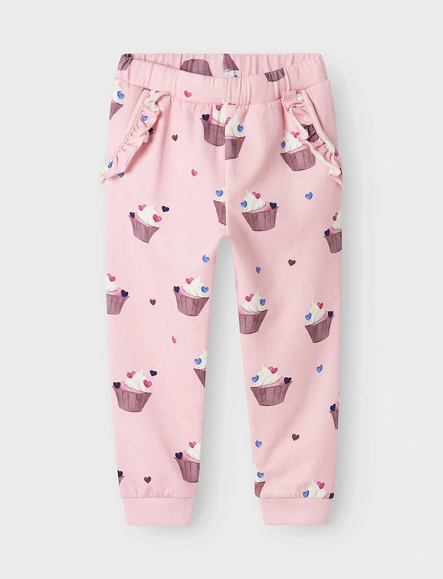 name it - NMFNAYA SWEAT PANT BRU - mjukisbyxor - sweet dreams - 0