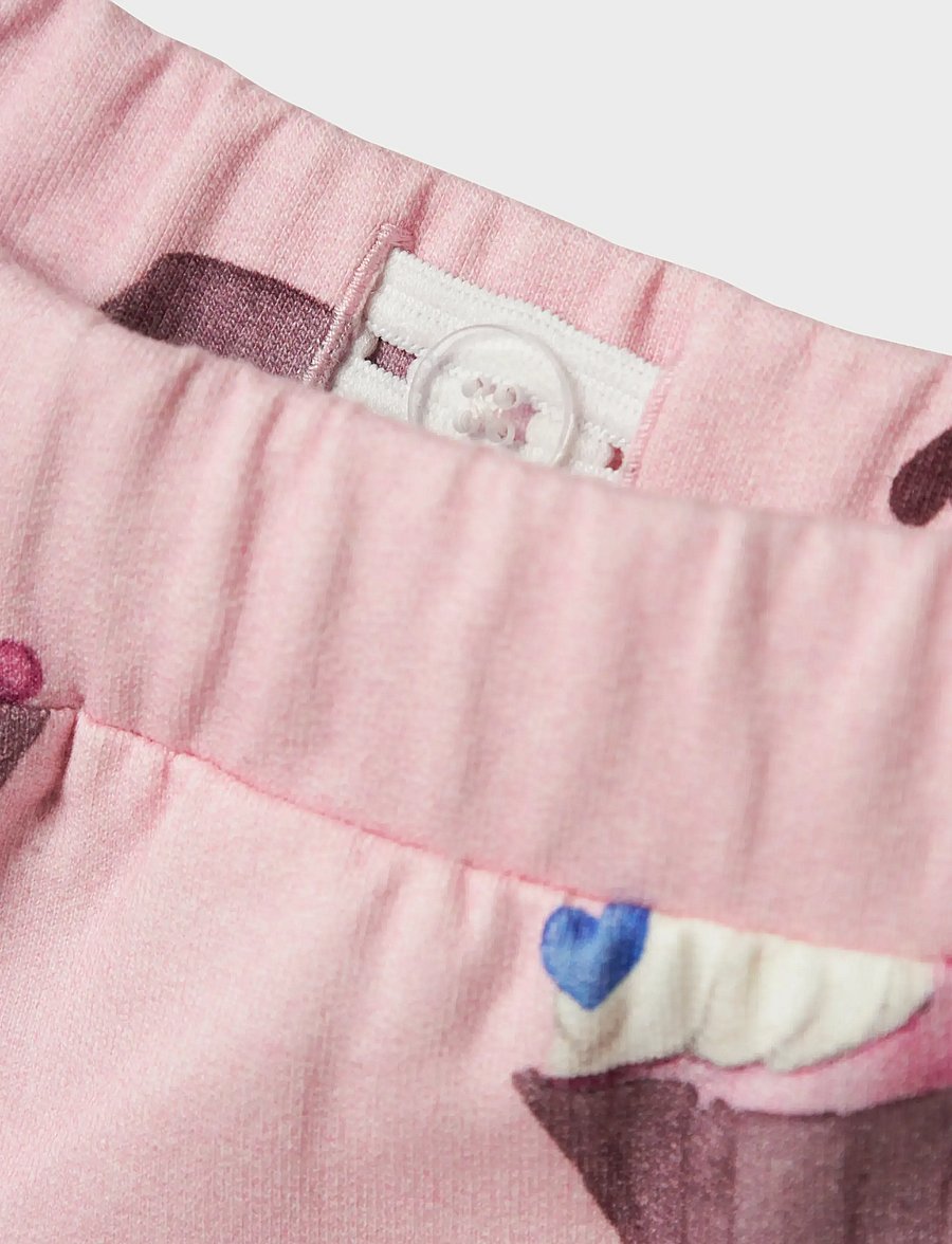 name it - NMFNAYA SWEAT PANT BRU - mjukisbyxor - sweet dreams - 4
