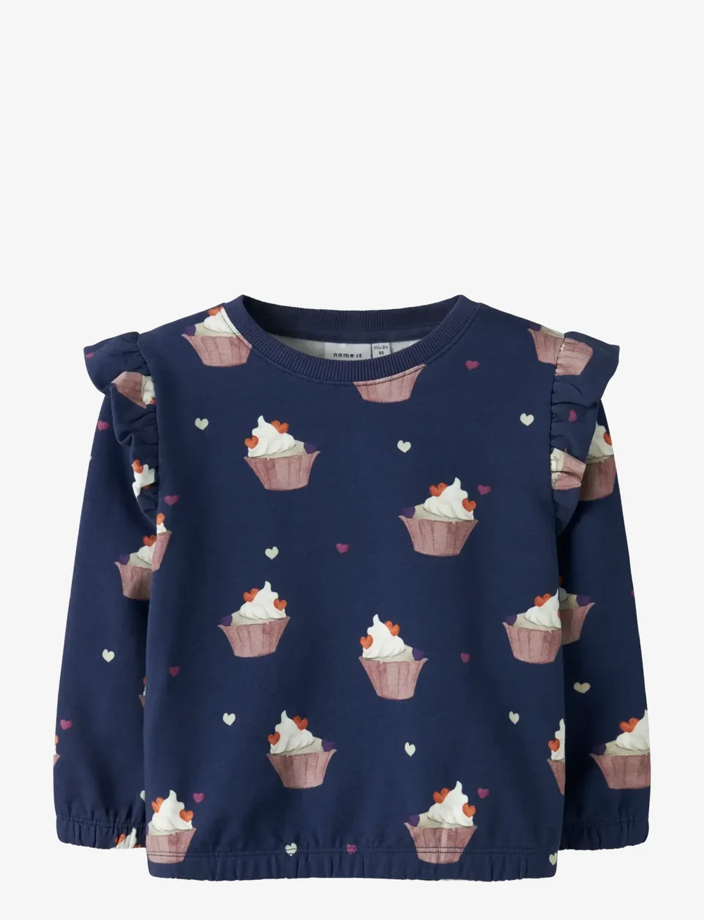 name it - NMFNAYA SWEAT BRU - sweatshirts - blueprint - 0