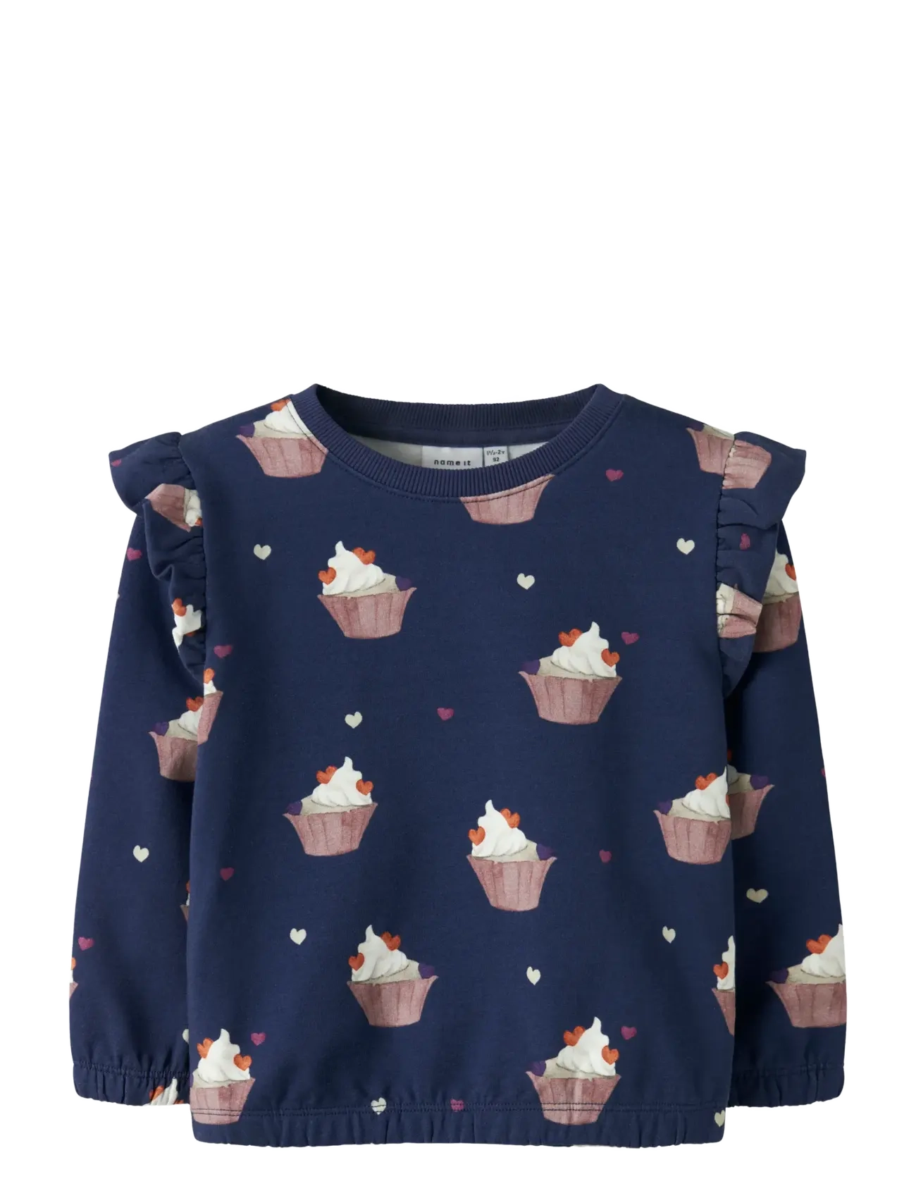 name it NMFNAYA SWEAT BRU - App deal - BLUEPRINT / navy