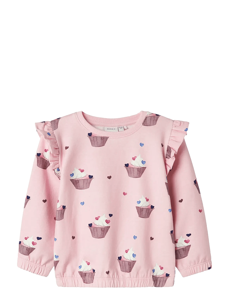 name it - NMFNAYA SWEAT BRU - sweatshirts - sweet dreams - 1