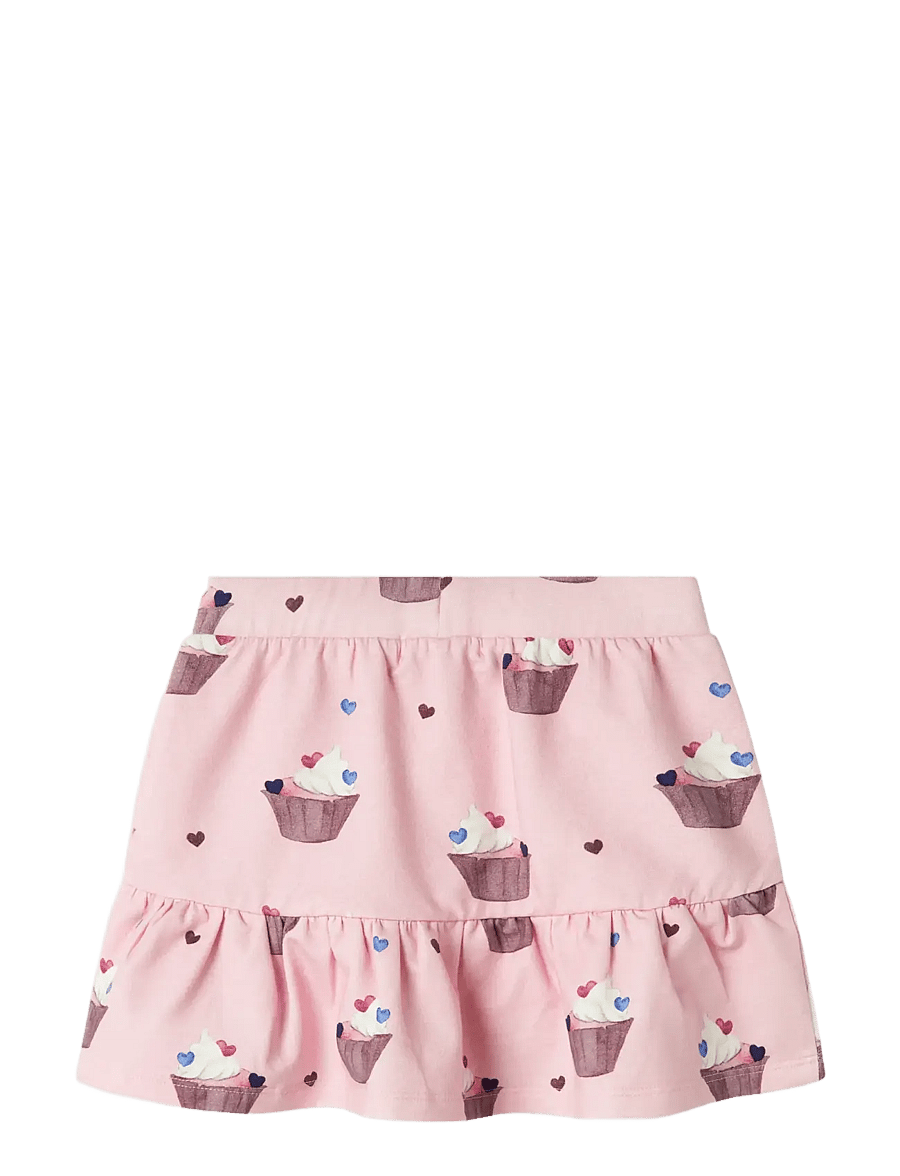 name it - NMFNAYA SWEAT SKIRT BRU - jupes courtes - sweet dreams - 2