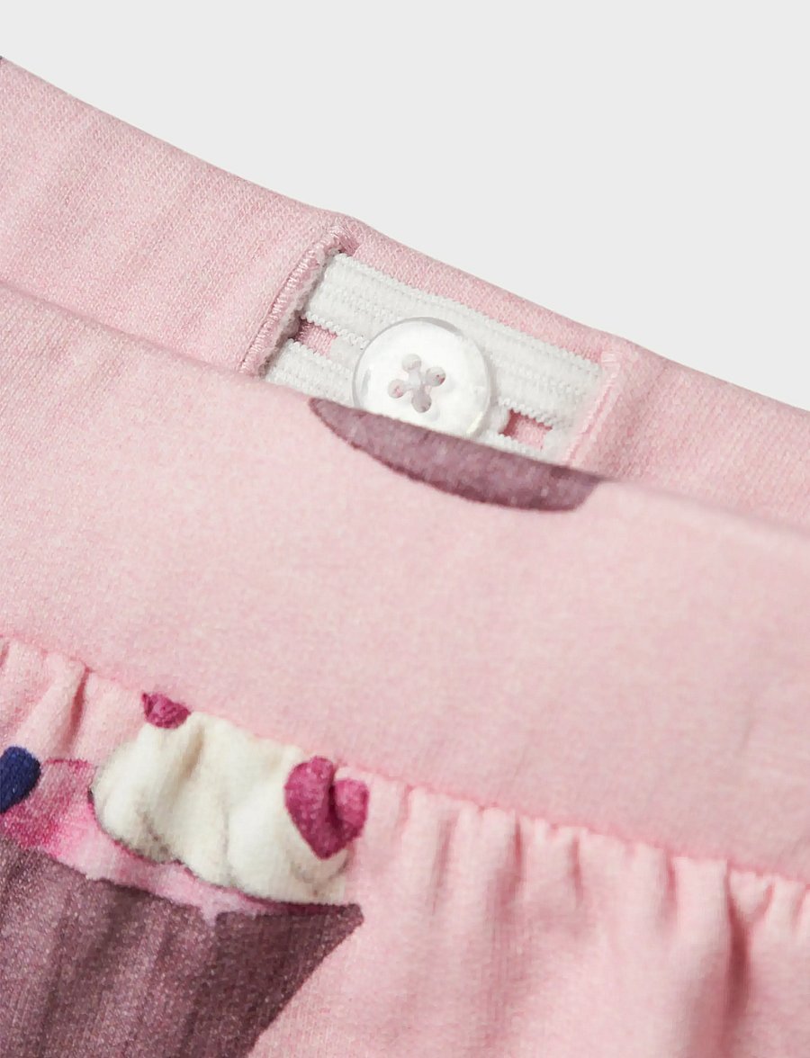 name it - NMFNAYA SWEAT SKIRT BRU - jupes courtes - sweet dreams - 3