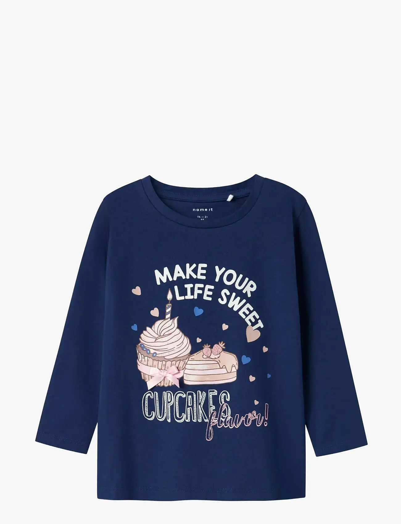 name it - NMFNICHOLA LS TOP BOX - herbstliche kleidung - blueprint - 0