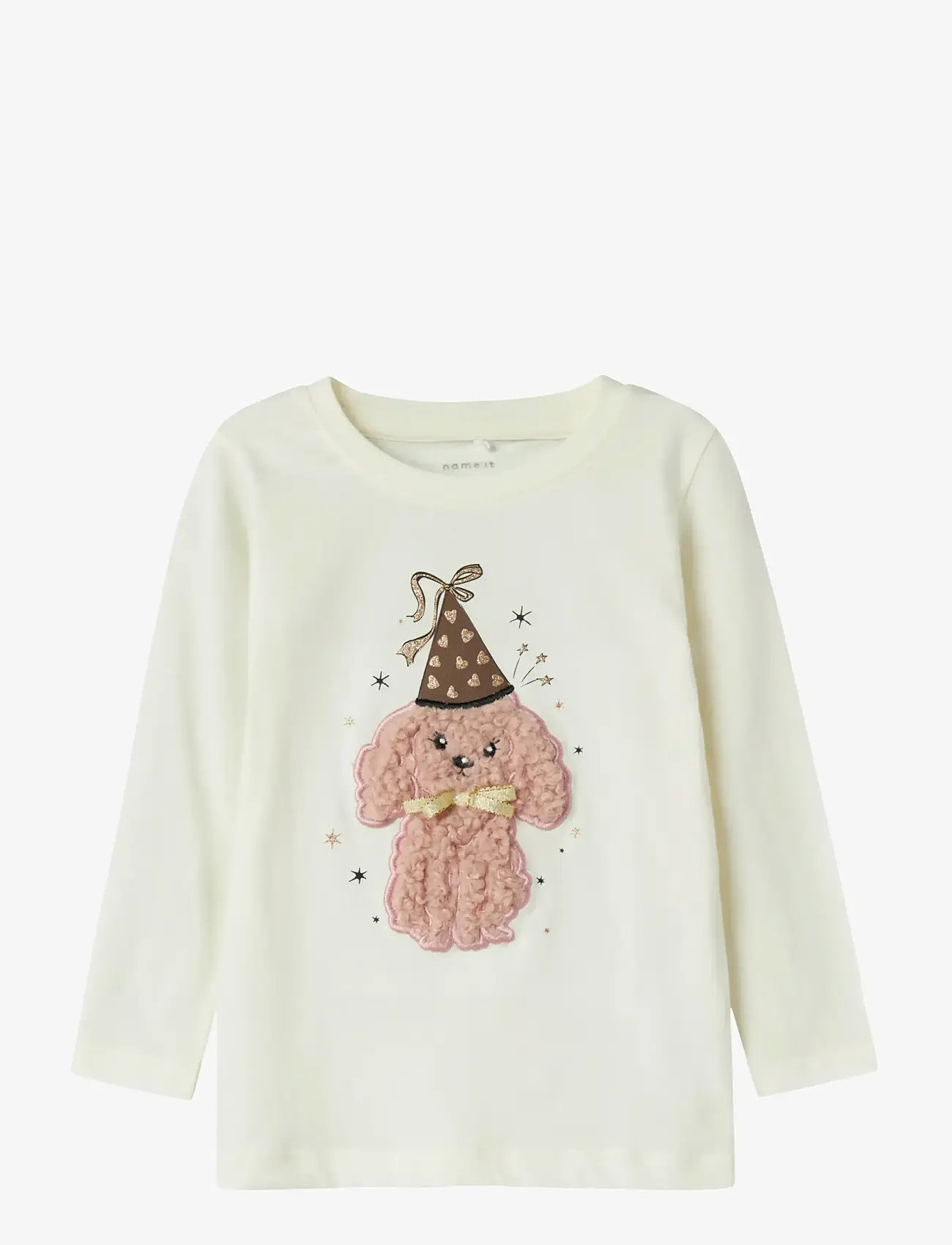 name it - NMFNINNA LS TOP BOX - sügisesed riided - cloud dancer - 0