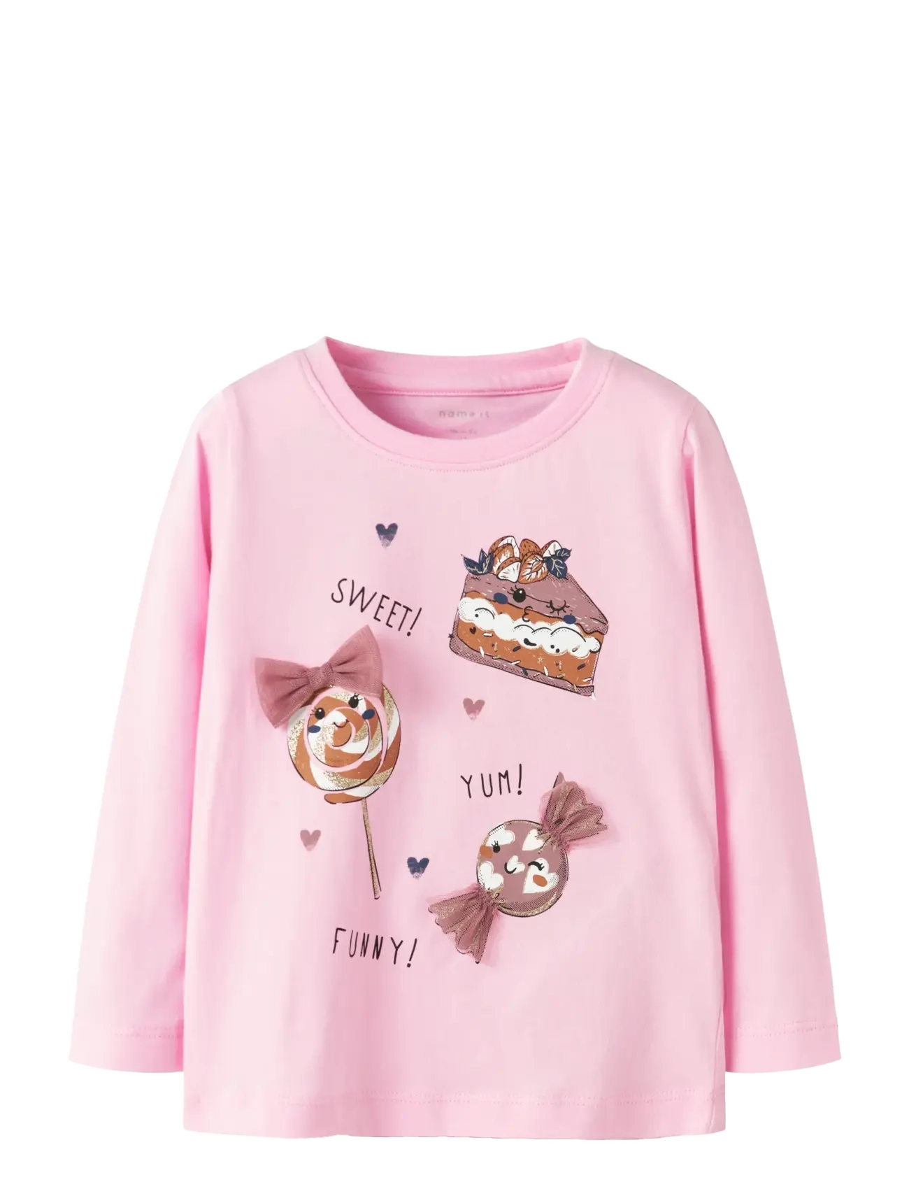 name it NMFNINNA LS TOP BOX - 4 for 3 - SWEET DREAMS / pink/rose