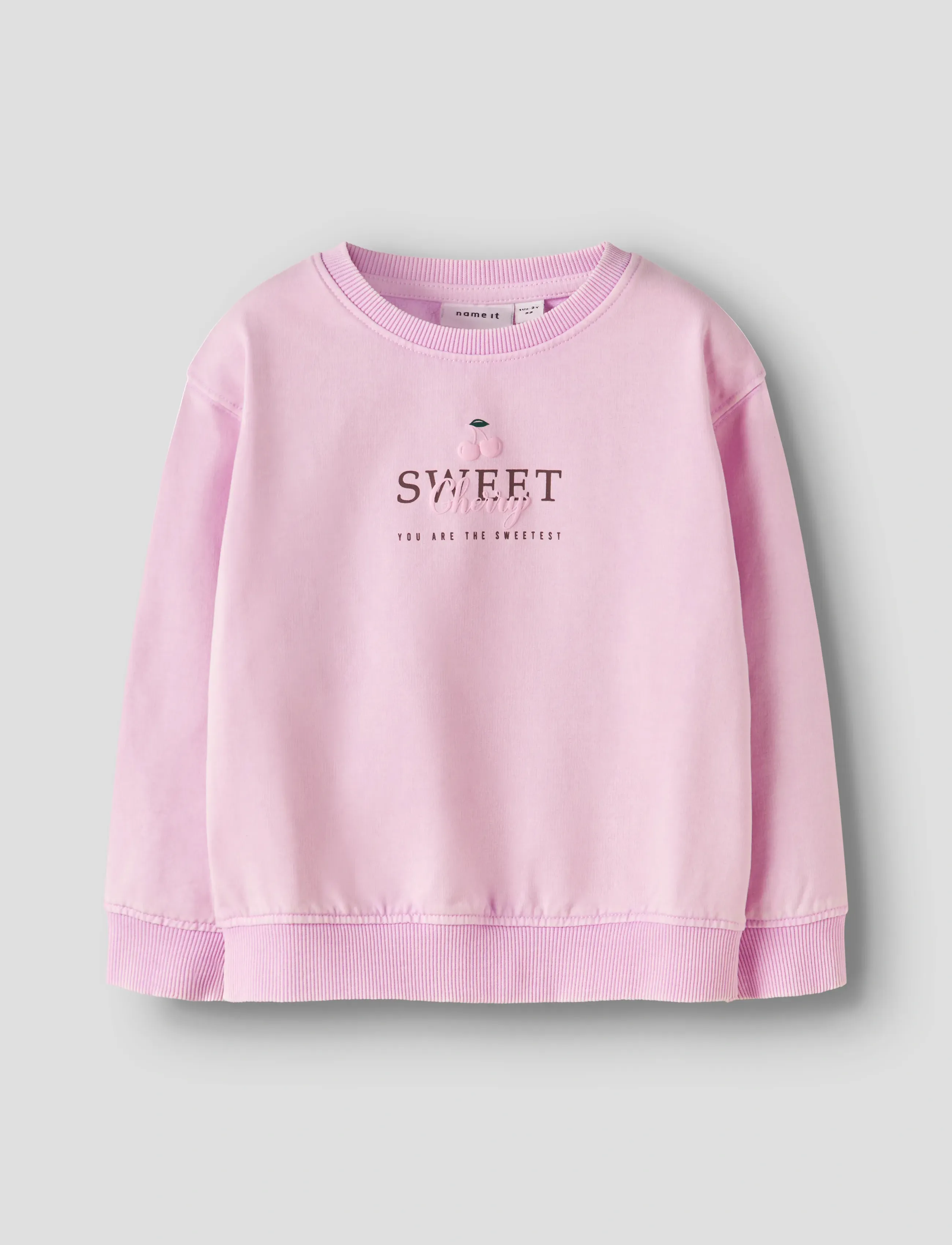 name it Nmfnadena Nreg Sweat Bru, 86, Pink, Sweatshirts & Hættetrøjer > Sweatshirts, Børn