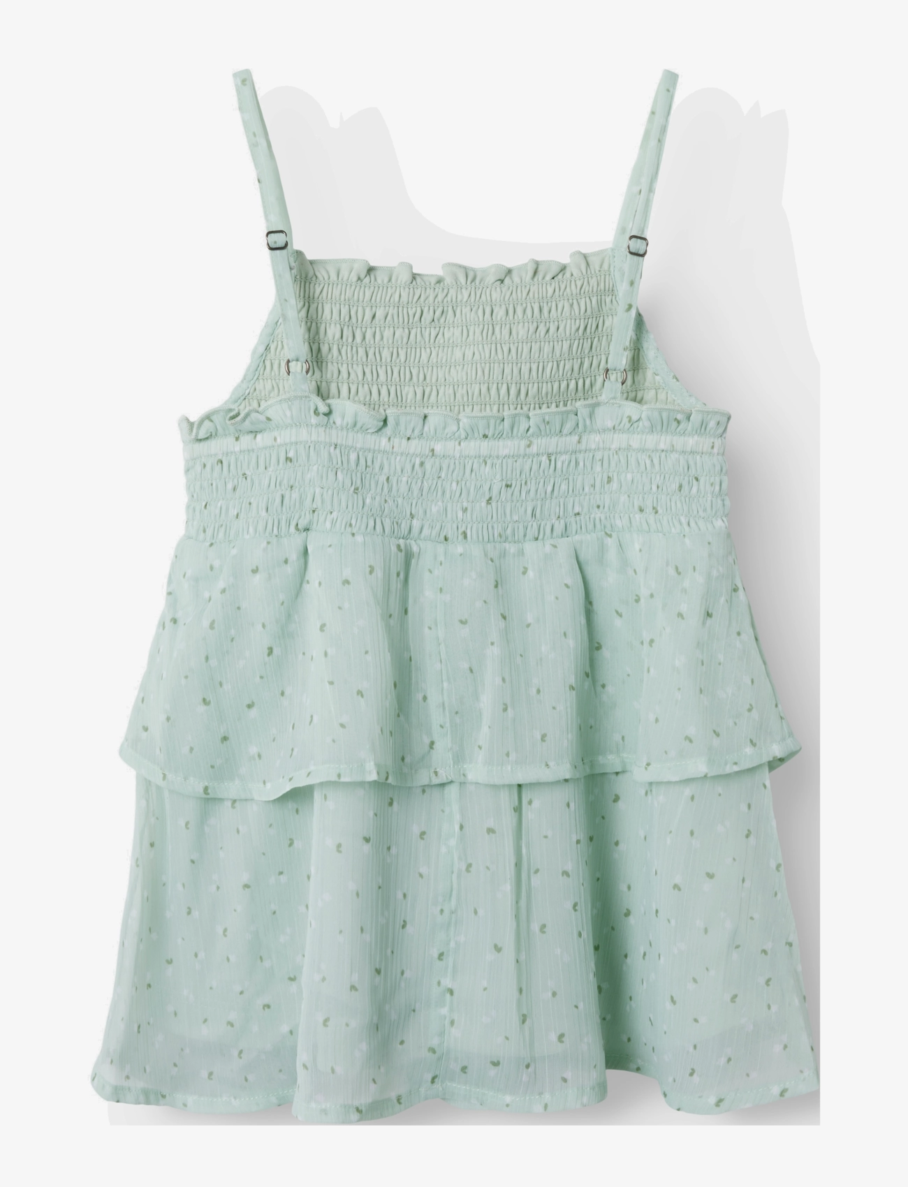 name it - NKFFEDOLINA STRAP TOP - blusen & tuniken - aqua gray - 1