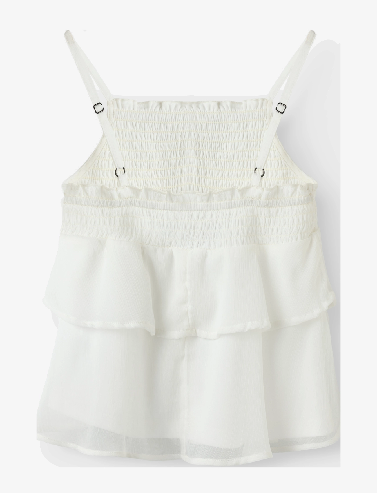 name it - NKFFEDOLINA STRAP TOP - blusen & tuniken - bright white - 1