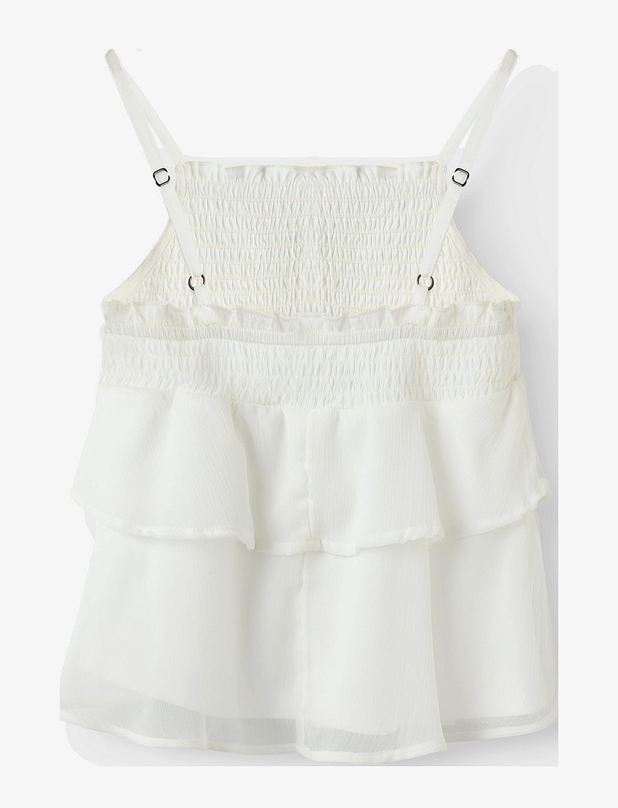 name it - NKFFEDOLINA STRAP TOP - blusar & tunikor - bright white - 1