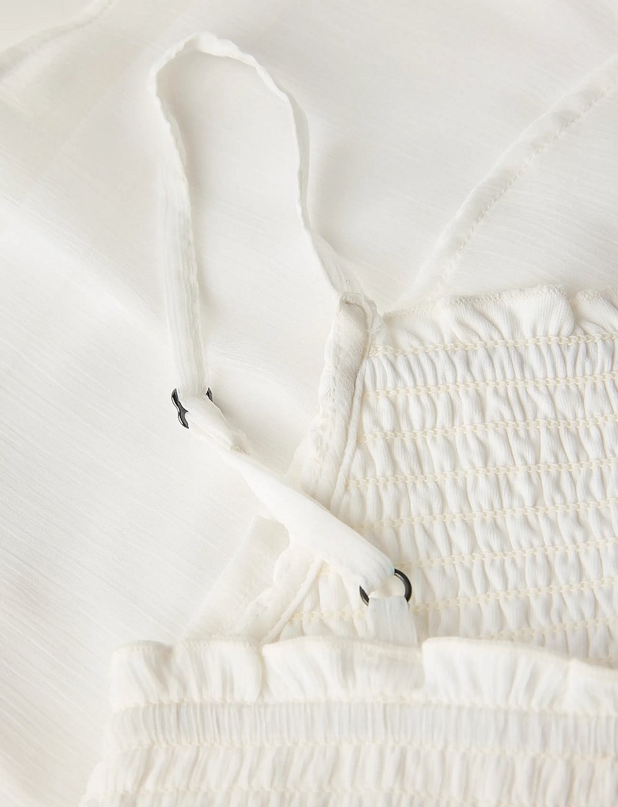 name it - NKFFEDOLINA STRAP TOP - blusar & tunikor - bright white - 3