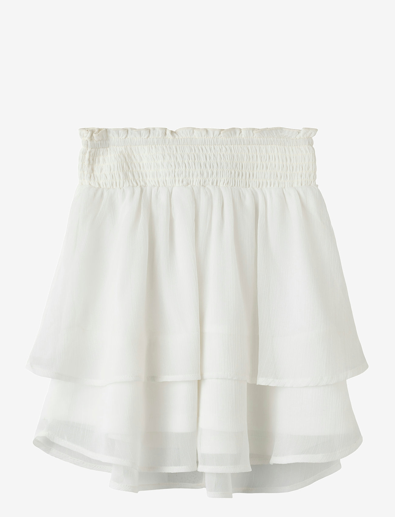 name it - NKFFEDOLINA SKIRT - miniseelikud - bright white - 0