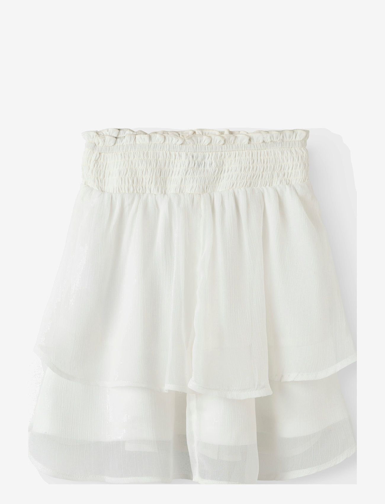 name it - NKFFEDOLINA SKIRT - miniseelikud - bright white - 1