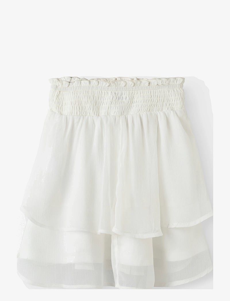 name it - NKFFEDOLINA SKIRT - miniseelikud - bright white - 1